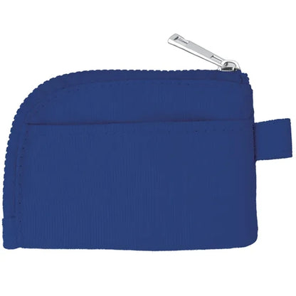 600D RPET Zippered Card Pouch w/ Clip - 4.7" x 3.3"