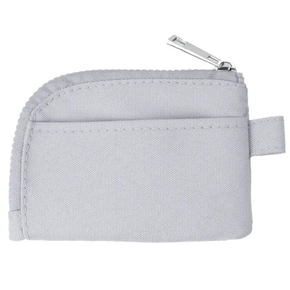 600D RPET Zippered Card Pouch w/ Clip - 4.7" x 3.3"