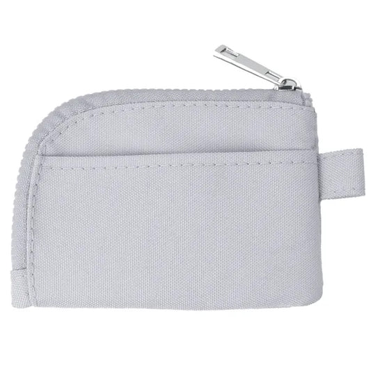 600D RPET Zippered Card Pouch w/ Clip - 4.7" x 3.3"