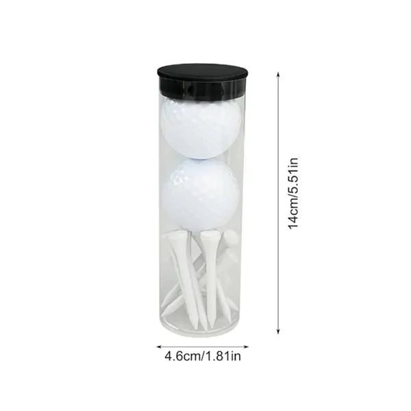 Golf Ball & Tee Gift Set in Tube