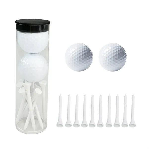 Golf Ball & Tee Gift Set in Tube