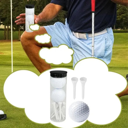 Golf Ball & Tee Gift Set in Tube