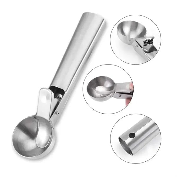 Durable Stainless Steel Ice Cream Scoop