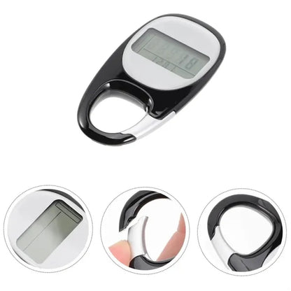Digital Step Counter Pedometer with Clip