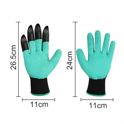 Gardening Gloves with Built-in Claws