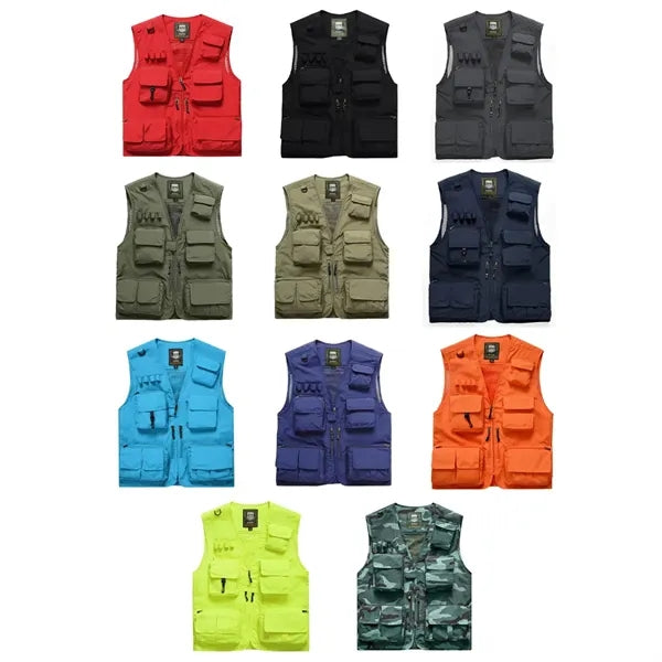 Multi-Pocket Outdoor Utility Vest