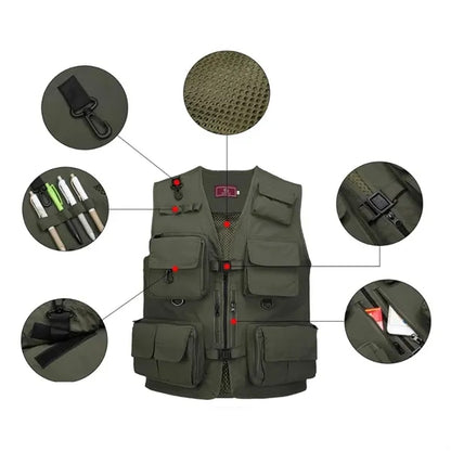 Multi-Pocket Outdoor Utility Vest
