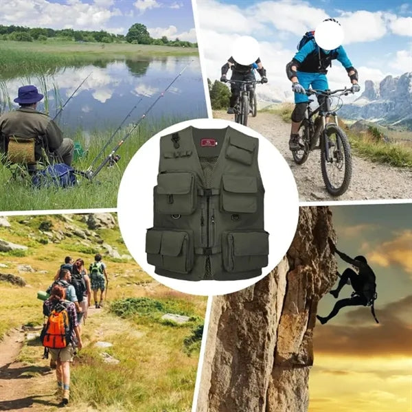 Multi-Pocket Outdoor Utility Vest