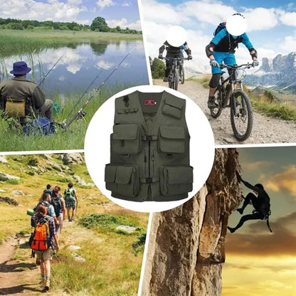 Multi-Pocket Outdoor Utility Vest