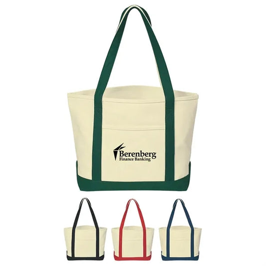 Medium Starboard Cotton Canvas Tote Bag