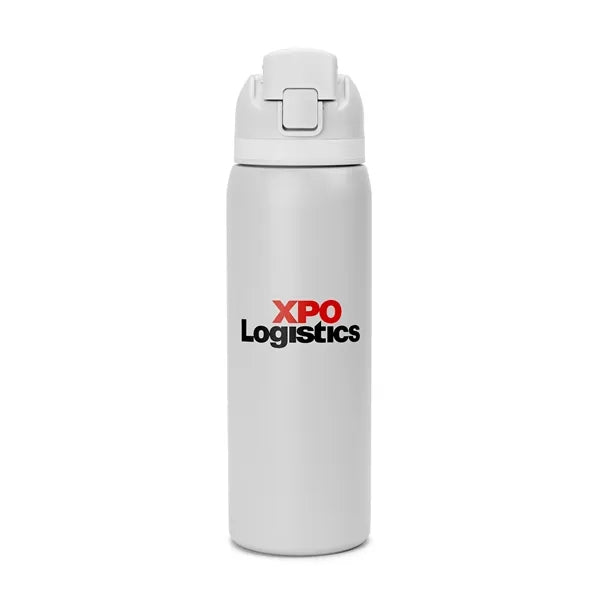 Solid 27oz. Stainless Steel Pop Straw Bottle