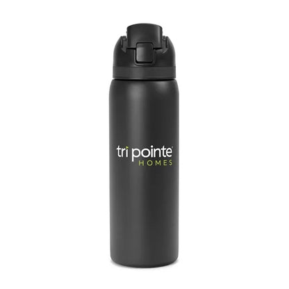 Solid 27oz. Stainless Steel Pop Straw Bottle