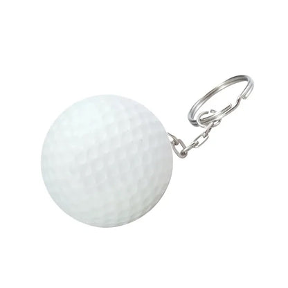 Golf Ball Shape Stress Reliever Keychain
