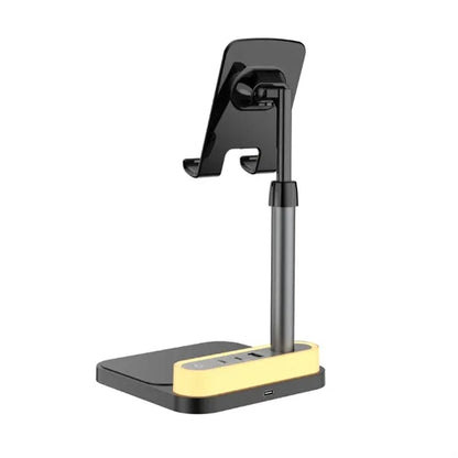 3-in-1 Adjustable Lamp Multi-Port Hub Wireless Charger Stand