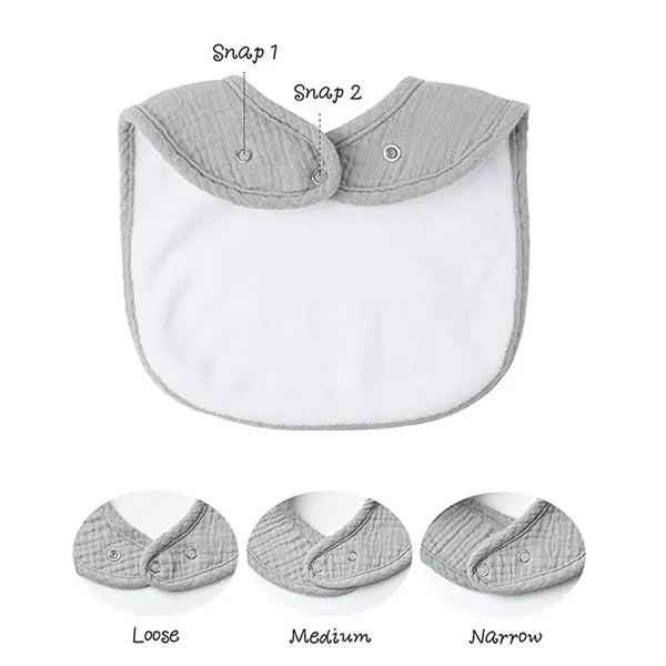 Cotton Muslin Bandana Bib-Soft Absorbent Baby Bibs for Boy