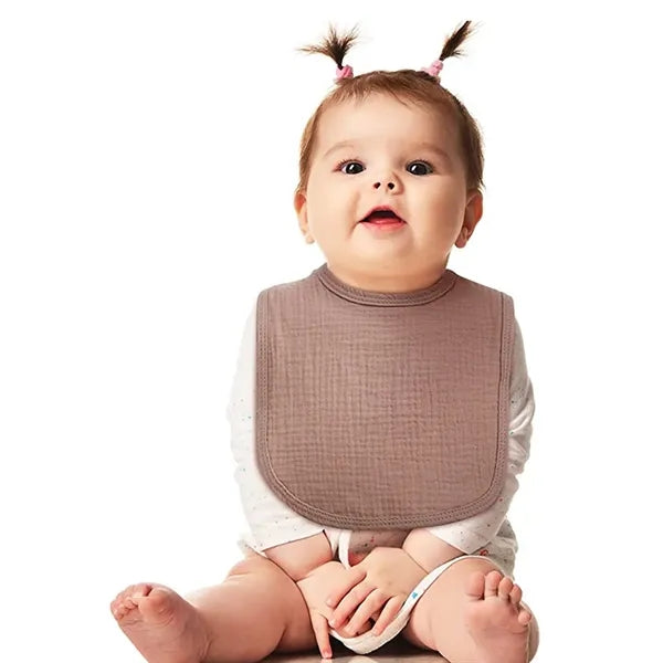 Cotton Muslin Bandana Bib-Soft Absorbent Baby Bibs for Boy
