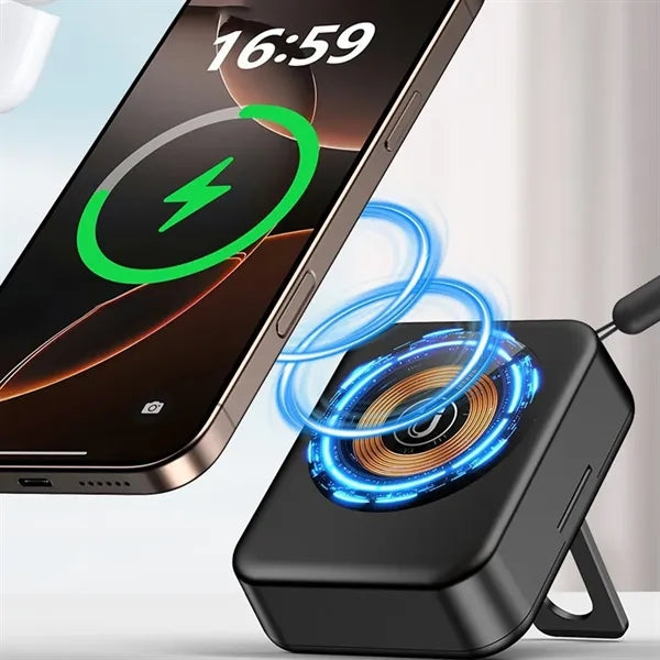 Portable Phone Tool Box with Charging Cables and Phone Stand