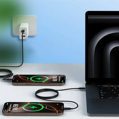 Portable Phone Tool Box with Charging Cables and Phone Stand