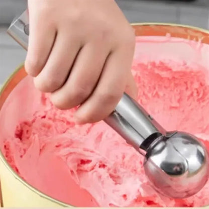 Durable 7 Inch Aluminum Ice Cream Scoop Spade-Anti-Freeze