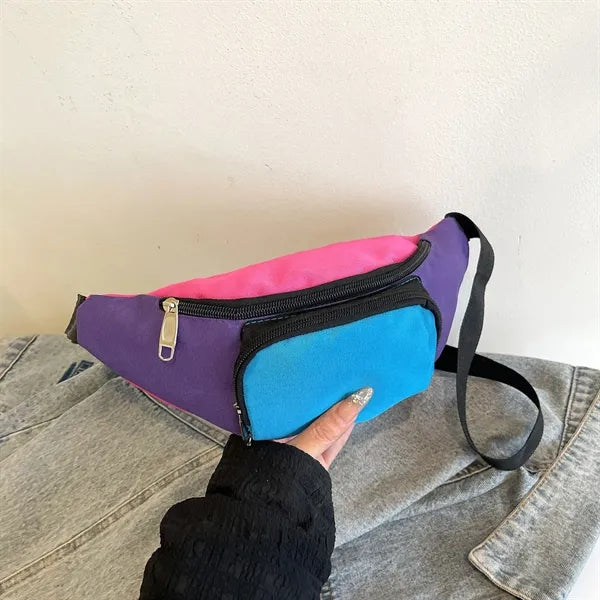 Multifunctional Outdoor Crossbody Oxford Waist Bag Chest Pac