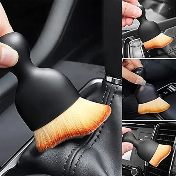 Soft Fiber Deep Reach Scratch-Free Car Vent Cleaning Brush