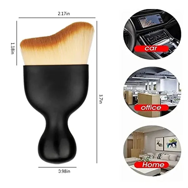 Soft Fiber Deep Reach Scratch-Free Car Vent Cleaning Brush
