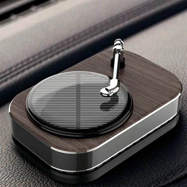 Battery-Free Auto-Rotating Long-Lasting Solar Car Diffuser