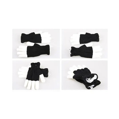 Changing LED Finger Light Gloves with Wrist Button Control