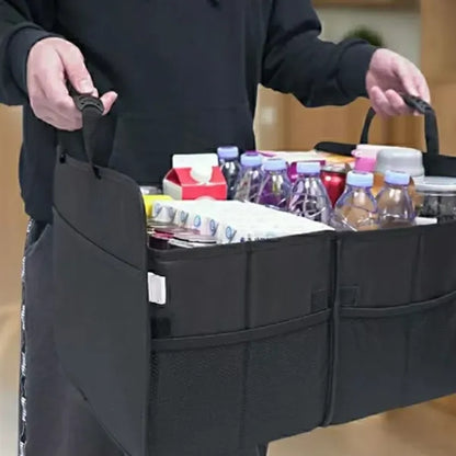 Spacious Multi-Pockets Waterproof Foldable Trunk Organizer