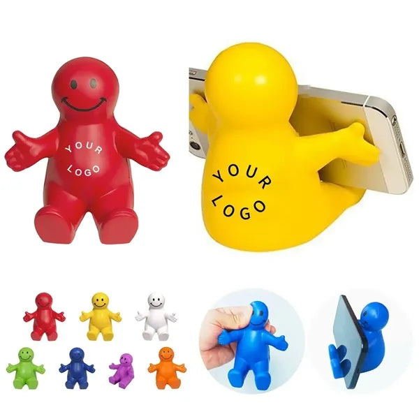 Happy Dude Cell Phone Stand Stress Ball