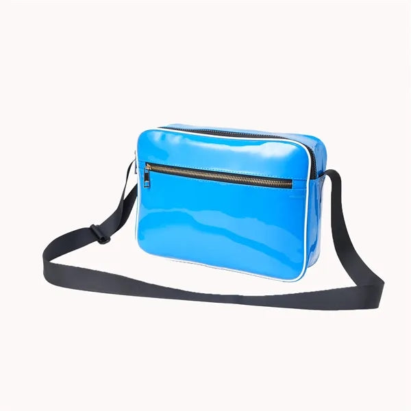 Patent Pleather Retro Shoulder Bag 6.5L
