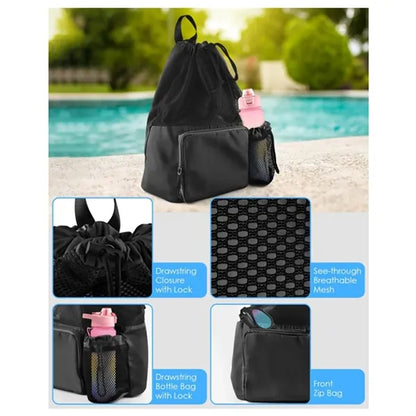 Wet-Dry Separation Ventilated Adjustable Straps Backpack