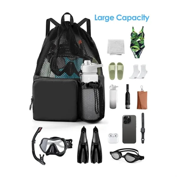 Wet-Dry Separation Ventilated Adjustable Straps Backpack