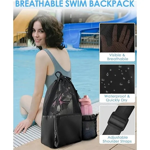 Wet-Dry Separation Ventilated Adjustable Straps Backpack