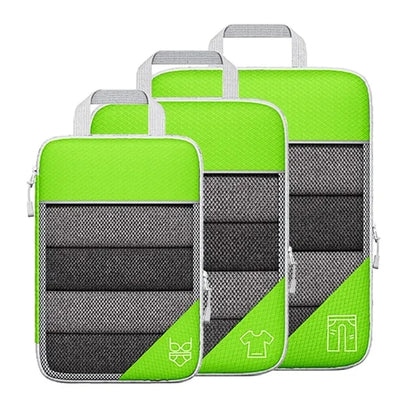 3-Piece Mesh Window Space-Saving Waterproof Compression Bags