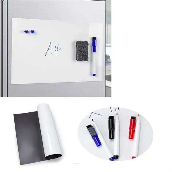 Removable A4 Soft Whiteboard Wall Sticker Teaching Set