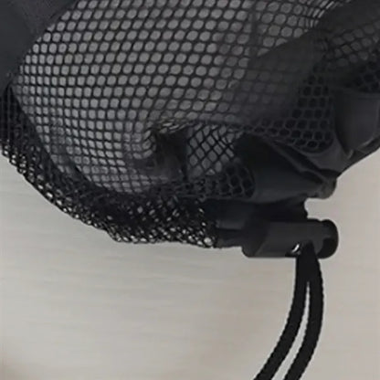 Durable Drawstring Closure Columnar Mesh Towel Storage Bag