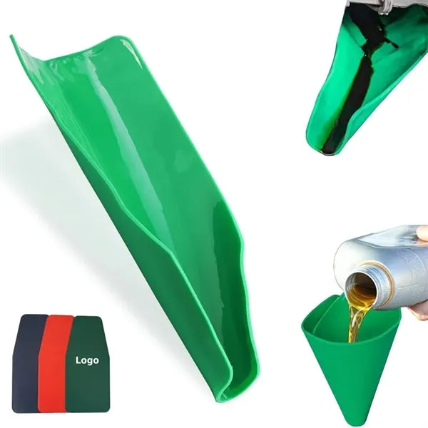 Multi-Purpose Reused Flexible Foldable Oil Funnel
