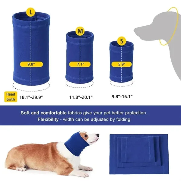 Pet Calming Quiet Head Cover Sleeves Anxiety Relief