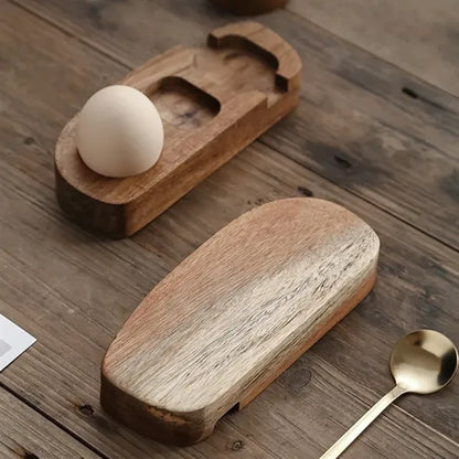 Wooden Egg Holder Tray