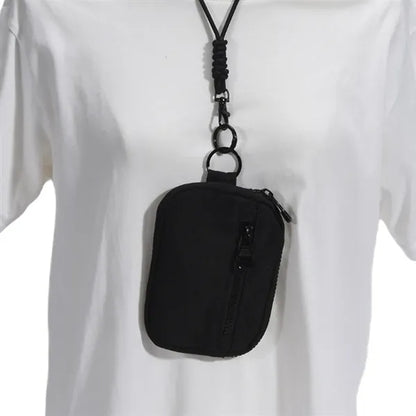 Compact Multi-Compartment Zipper Closure Wristlet Wallet