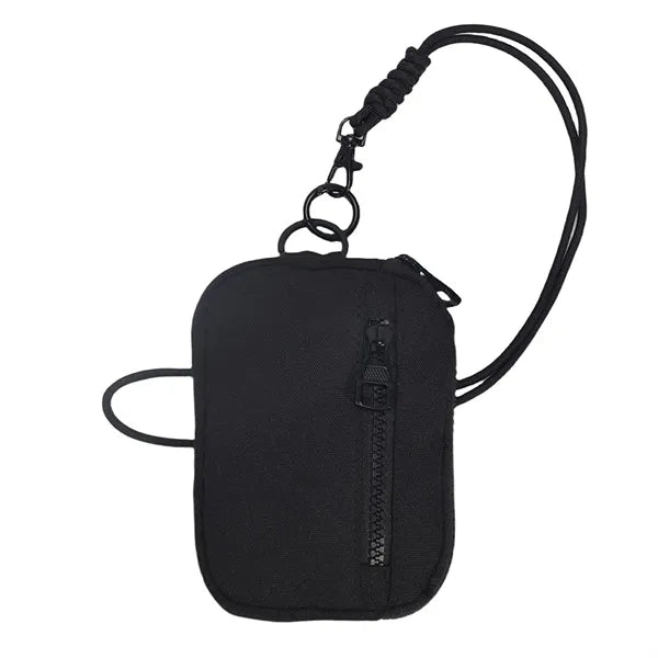 Compact Multi-Compartment Zipper Closure Wristlet Wallet