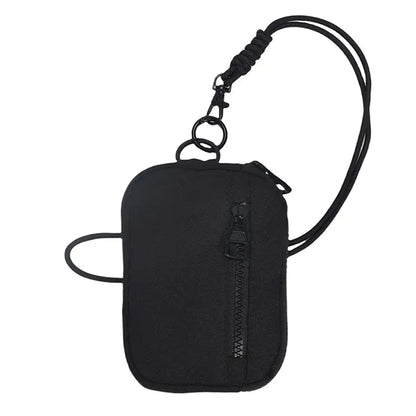 Compact Multi-Compartment Zipper Closure Wristlet Wallet