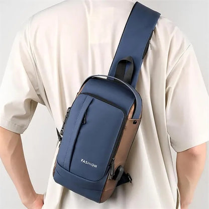 USB Charging Sport Sling Anti-Theft Shoulder Bag