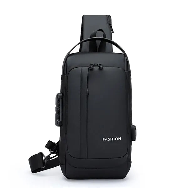 USB Charging Sport Sling Anti-Theft Shoulder Bag