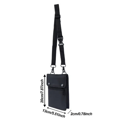 Waterproof Multi-Pocket Anti-Theft Oxford Crossbody Bag