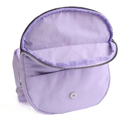 Foldable Multi-Pocket Waterproof Semicircle Crossbody Bag