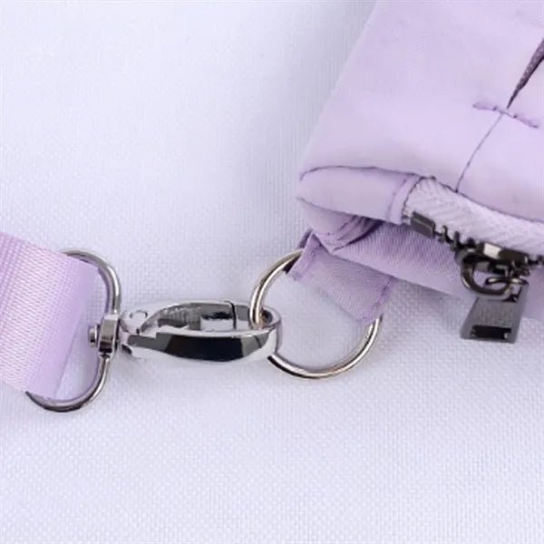Foldable Multi-Pocket Waterproof Semicircle Crossbody Bag