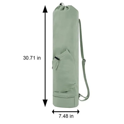 Waterproof Multi-Pocket Padded Straps Cylinder Yoga Backpack