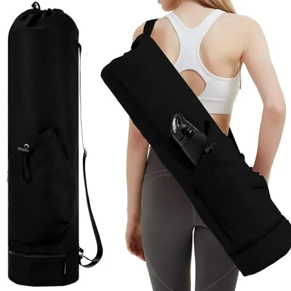 Waterproof Multi-Pocket Padded Straps Cylinder Yoga Backpack